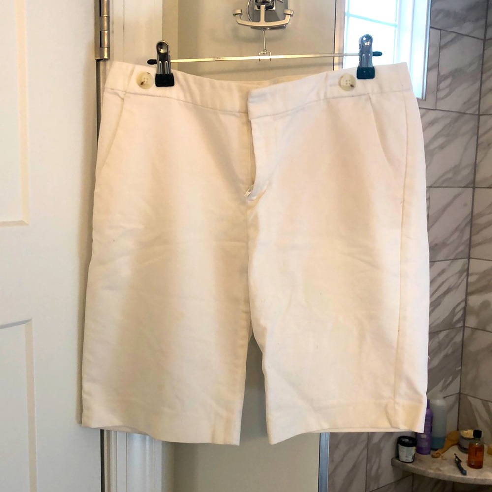 Womens white board shorts